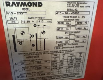  Raymond 415-C35TT